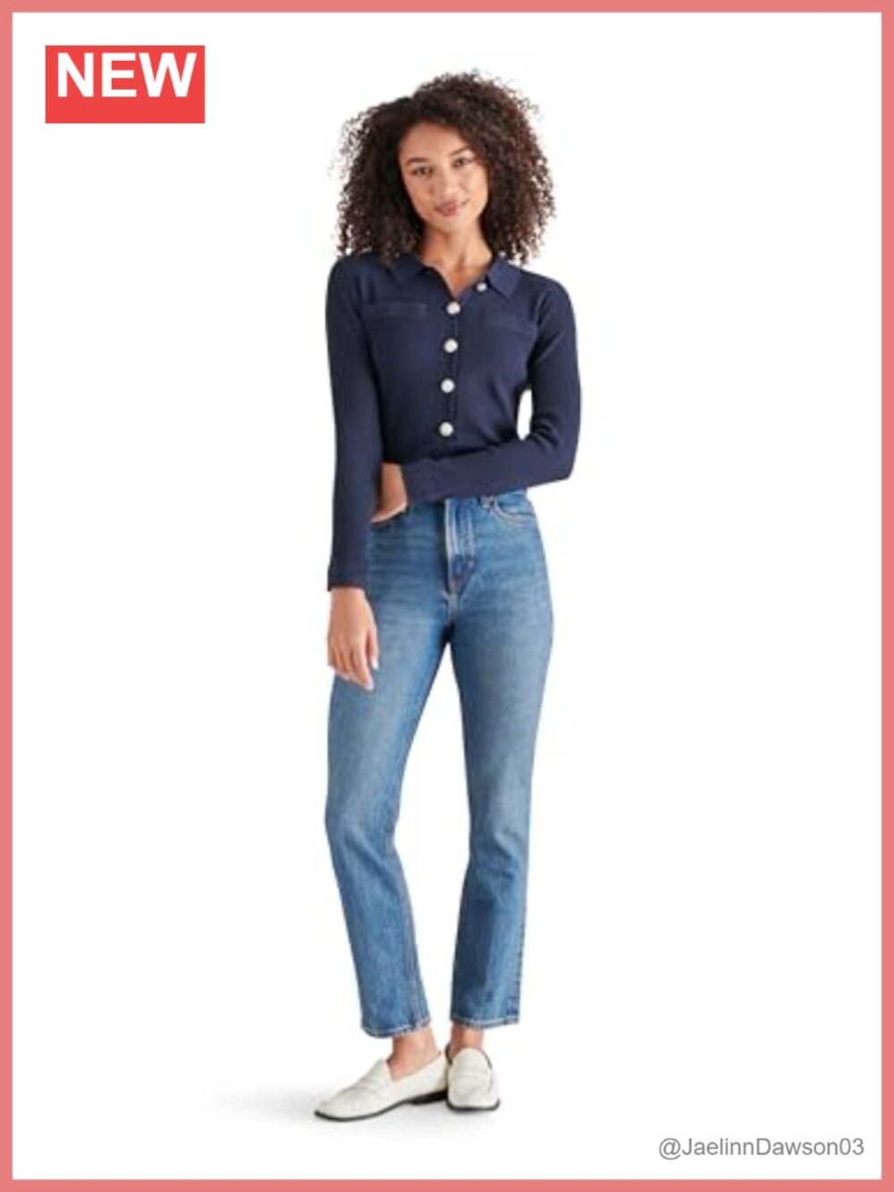 Steve Madden Ayda Cardigan Button Slim Fit Crew Neck Lightweight Breathable